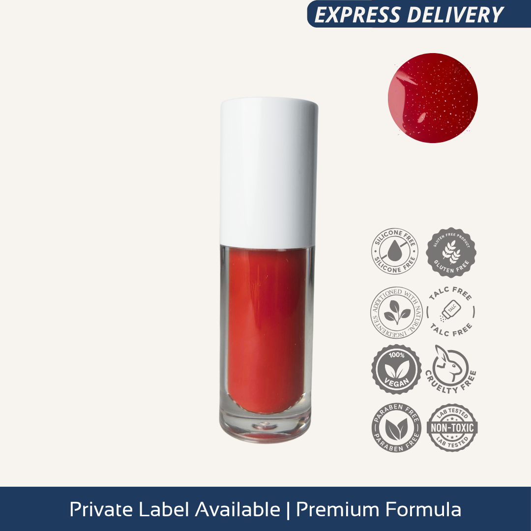 Brillo de labios rojo brillante | 6 ml | Gardenia Lip Dew | ENV-GAR-0069