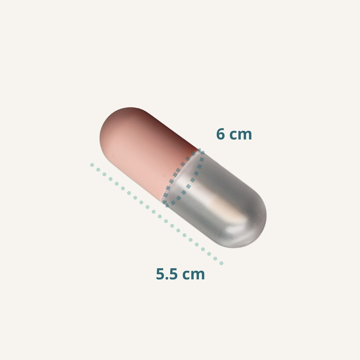 Paquete ENV-GAR-0065 Mini Tubo Lip Gloss Cacao Cápsula - Rosa Palo 2 ml