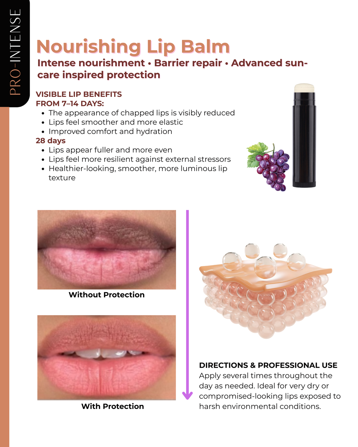 Nourishing Lip Balm | 6 gr | Pro-Intense Line