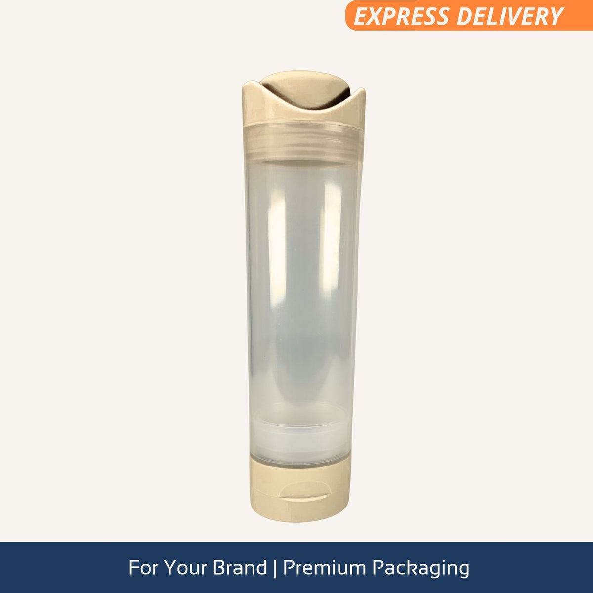 Paquete ENV-GAR-0030 Frasco Airless Nude Touch 50ml - Transparente con ...