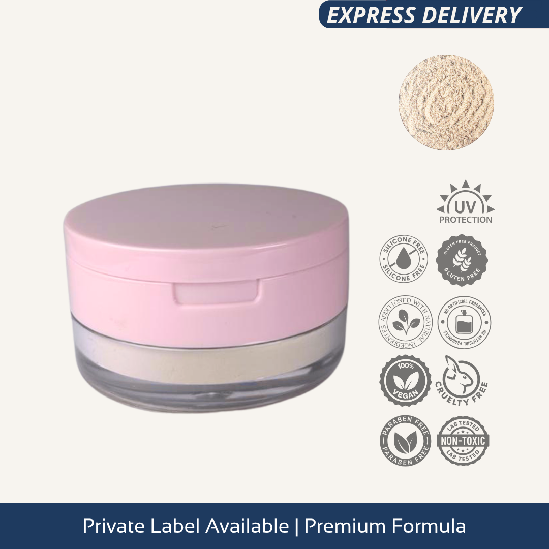 Polvos sueltos fijadores n.° 001 | 20 g | Gardenia Rose Radiance | ENV-GAR-0024