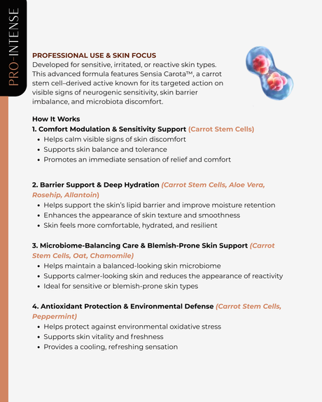 Soothing Repair Cream with Carrot Stem Cells | 30 gr | Pro-Intense Line