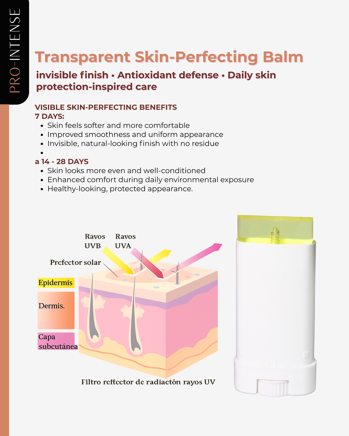 Transparent Skin-Perfecting Balm | 15 gr | Gardenia Crystal Veil | Pro-Intense Line