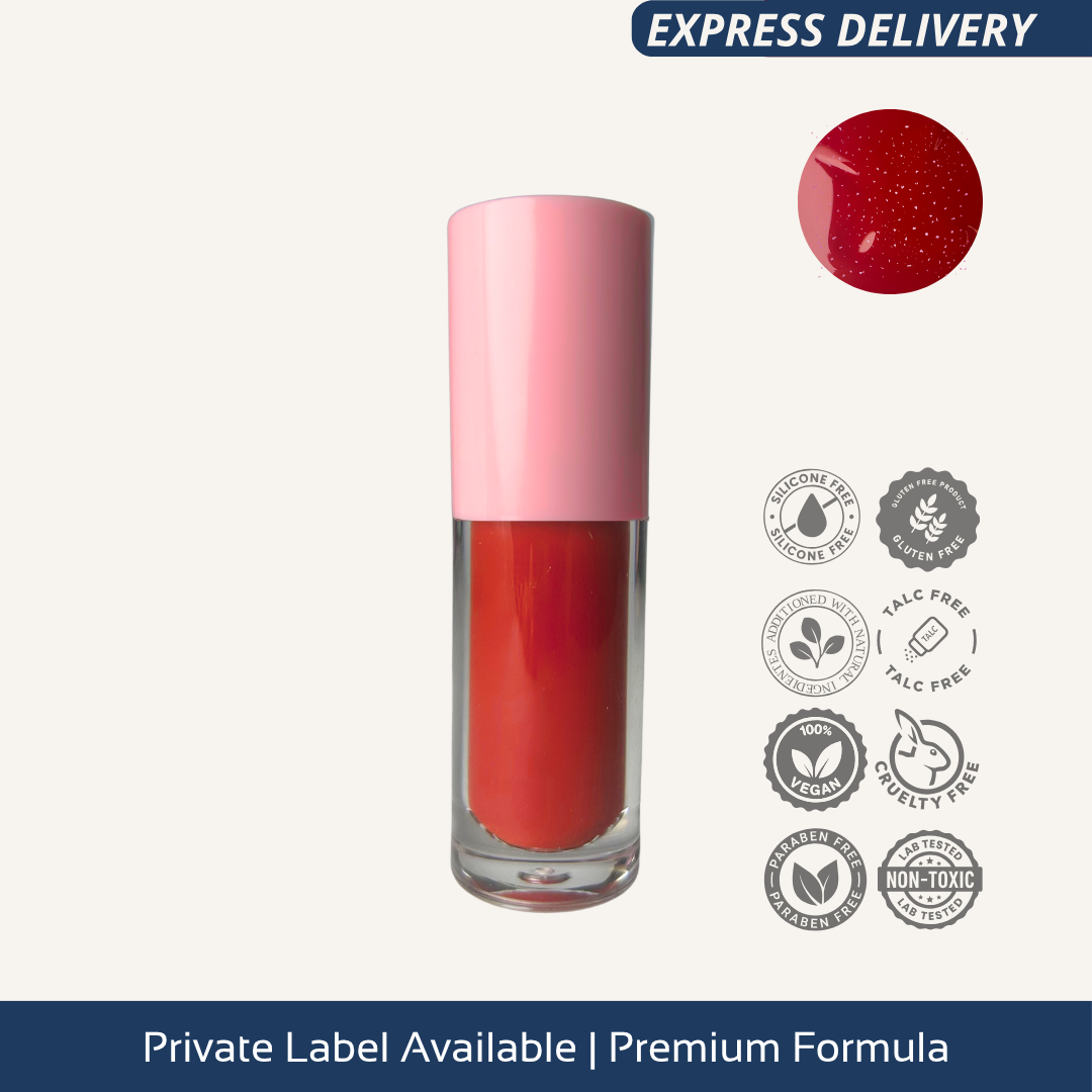 Brillo de labios rojo brillante | 6 ml | Gardenia Lip Dew | ENV-GAR-0071