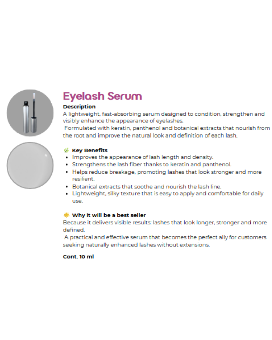 Eyelash Serum | 10 ml | Advanced Line